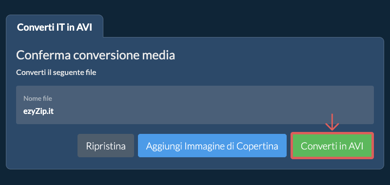 Converti in AVI