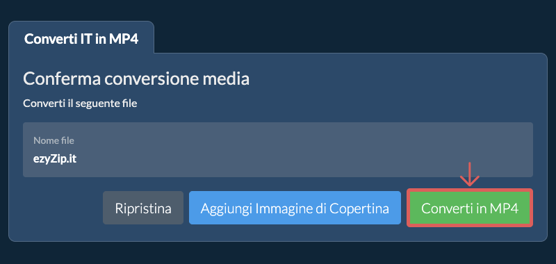 Converti in MP4