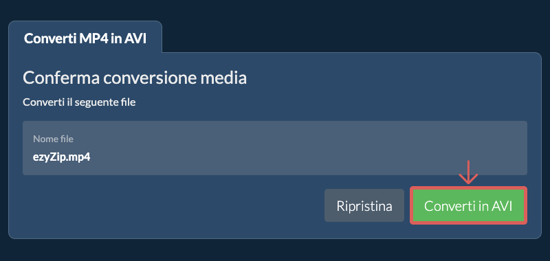 Converti in AVI Converti in AVI