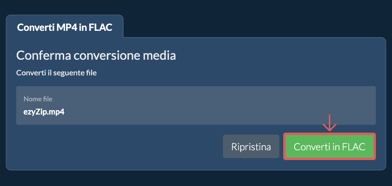 Converti in FLAC Converti in FLAC