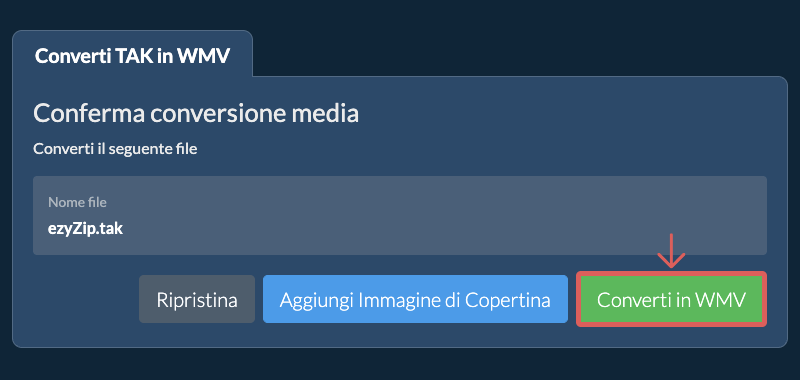 Converti in WMV Converti in WMV