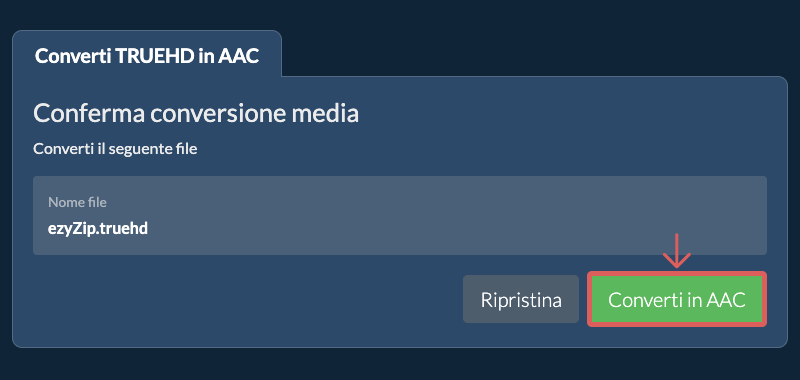 Converti in AAC