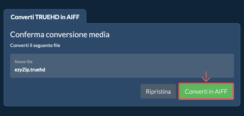 Converti in AIFF Converti in AIFF
