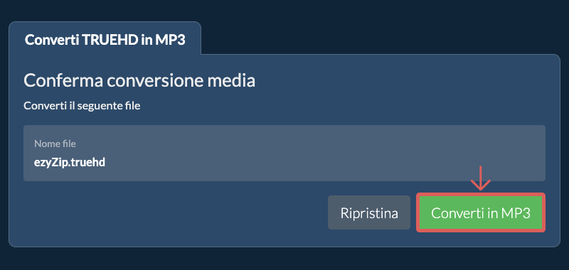 Converti in MP3