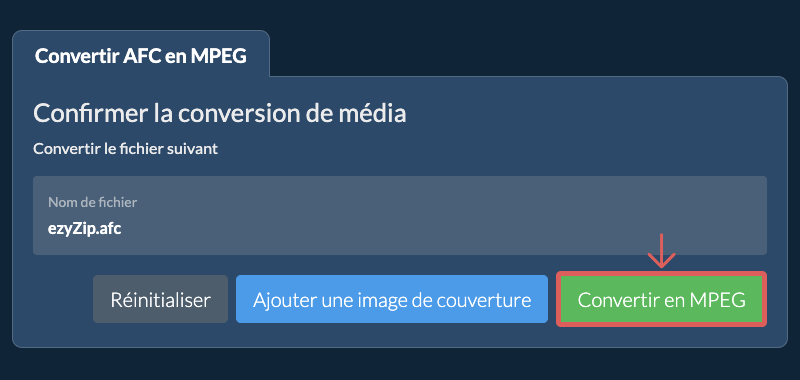 Convertir en MPEG