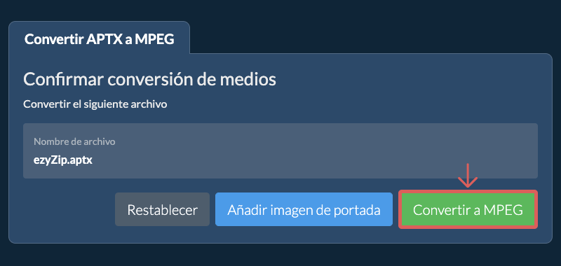 Convertir a MPEG Convertir a MPEG
