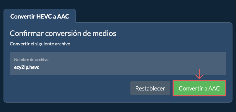 Convertir a AAC