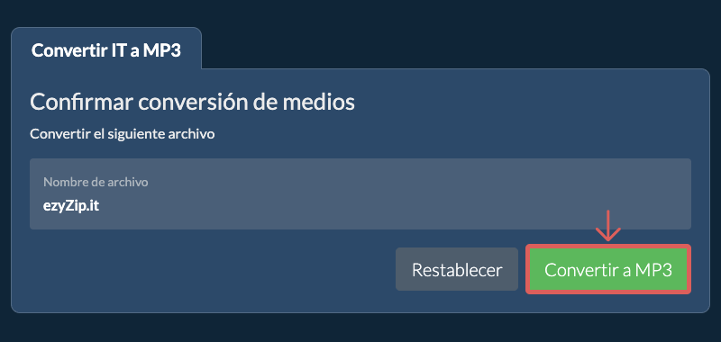 Convertir a MP3 Convertir a MP3