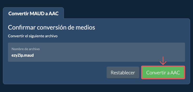 Convertir a AAC Convertir a AAC