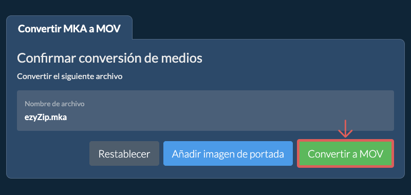 Convertir a MOV Convertir a MOV