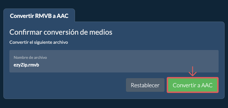 Convertir a AAC