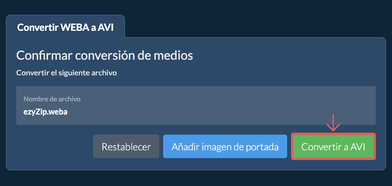 Convertir a AVI