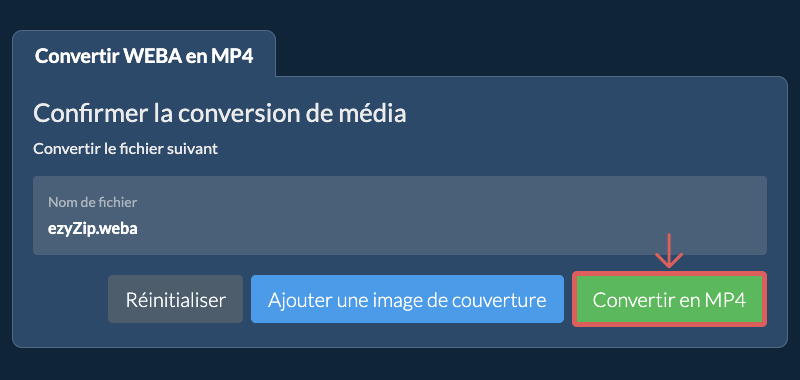 Convertir en MP4