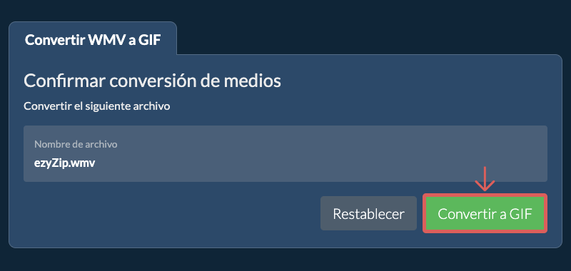 Convertir a GIF Convertir a GIF