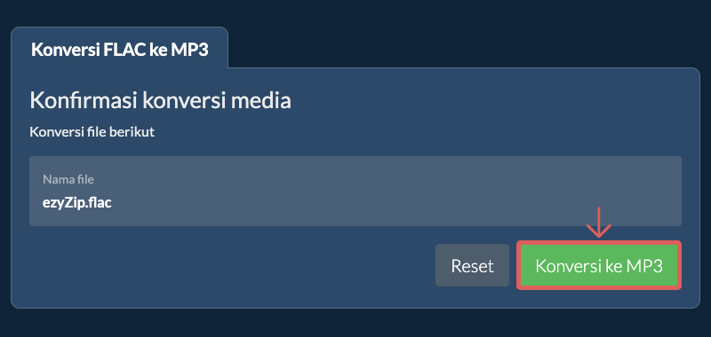 Konversi ke MP3 Konversi ke MP3