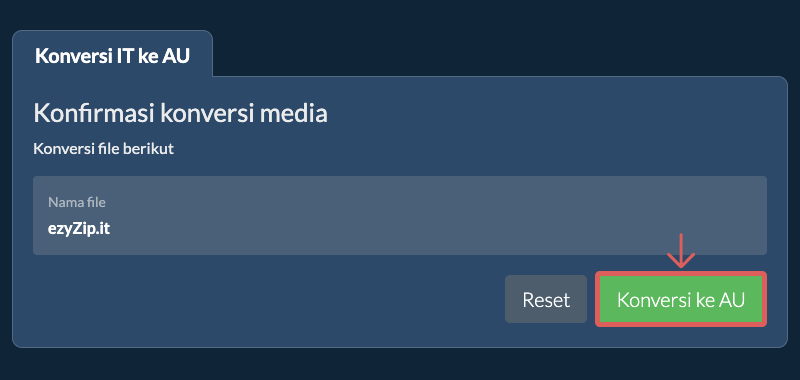 Konversi ke AU