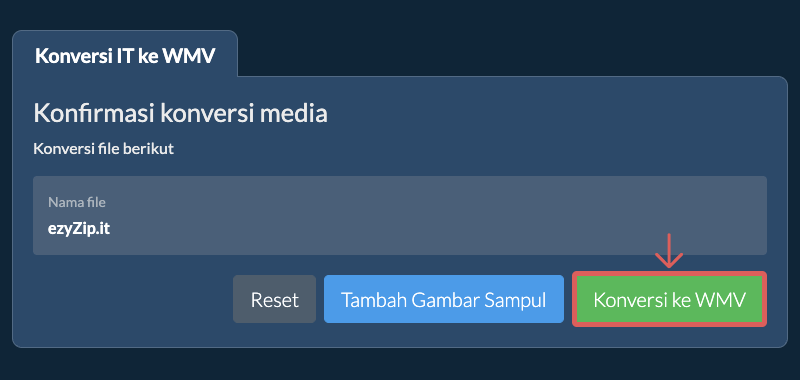 Konversi ke WMV