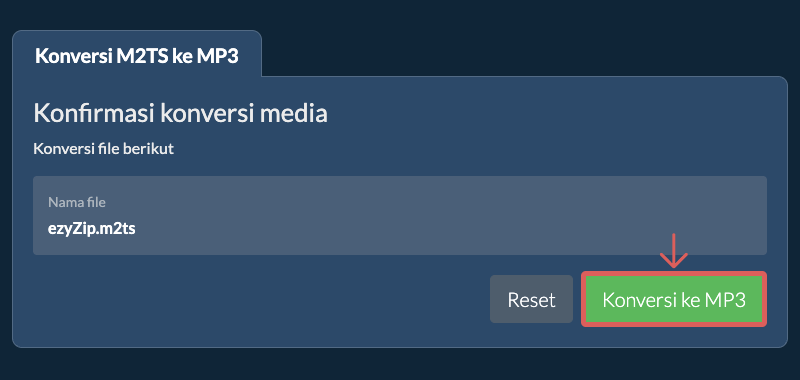 Konversi ke MP3 Konversi ke MP3