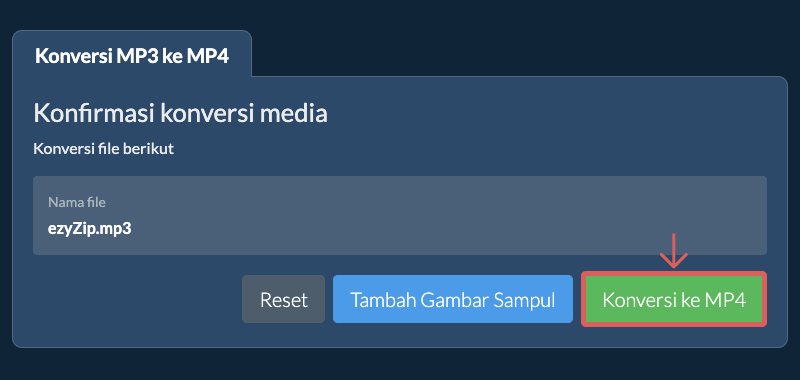 Konversi ke MP4 Konversi ke MP4