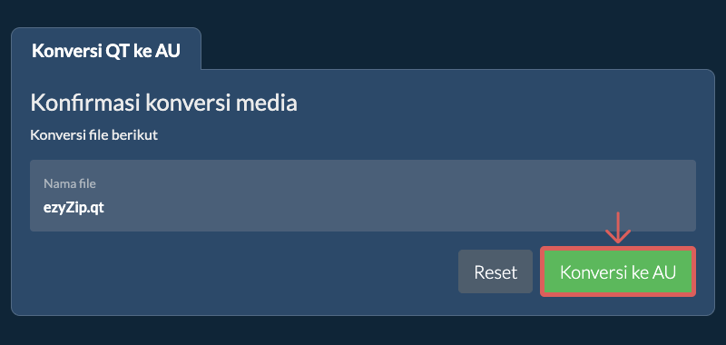Konversi ke AU Konversi ke AU