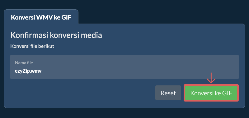 Konversi ke GIF Konversi ke GIF