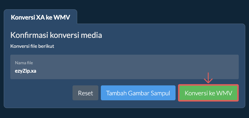 Konversi ke WMV Konversi ke WMV