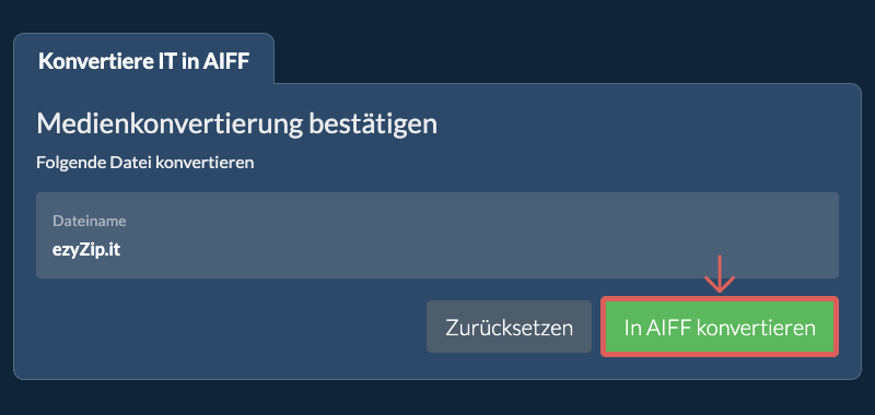 In AIFF konvertieren In AIFF konvertieren