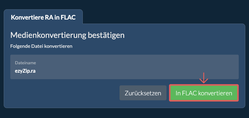In FLAC konvertieren