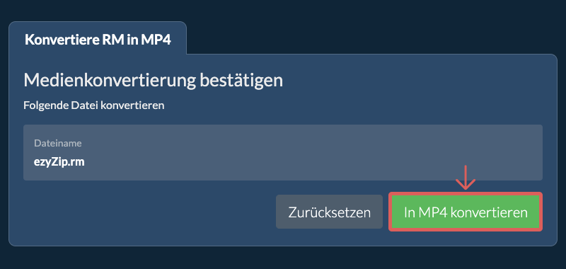 In MP4 konvertieren