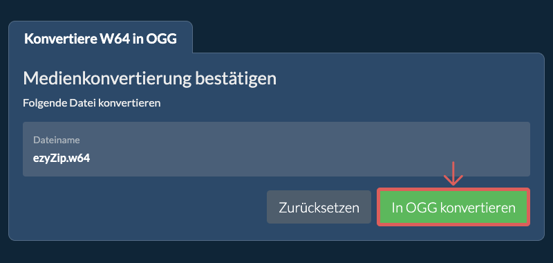 In OGG konvertieren In OGG konvertieren