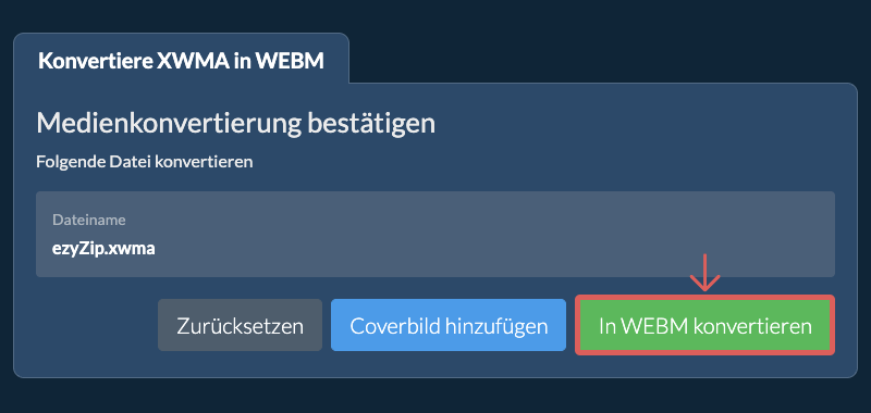 In WEBM konvertieren In WEBM konvertieren