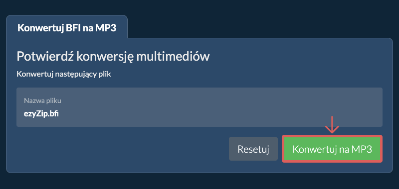 Konwertuj na MP3