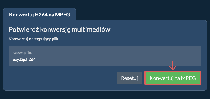 Konwertuj na MPEG Konwertuj na MPEG