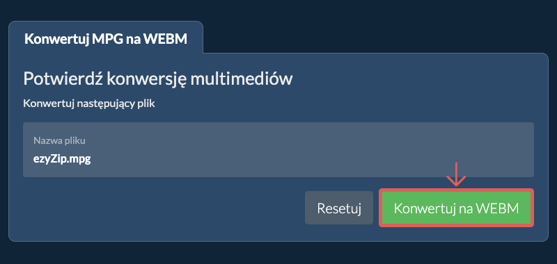 Konwertuj na WEBM Konwertuj na WEBM