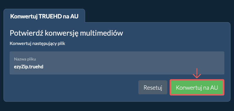 Konwertuj na AU Konwertuj na AU