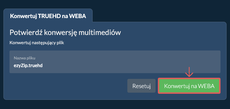 Konwertuj na WEBA Konwertuj na WEBA