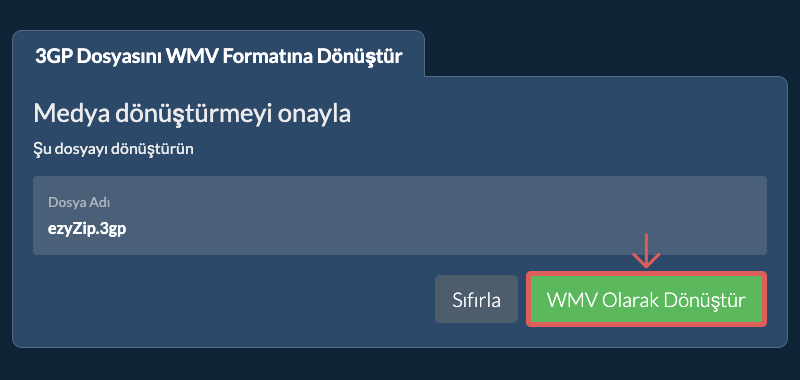 WMV Olarak Dönüştür