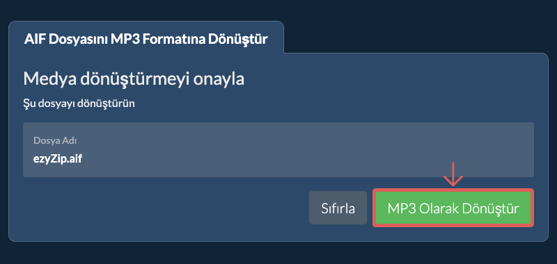 MP3 Olarak Dönüştür MP3 Olarak Dönüştür