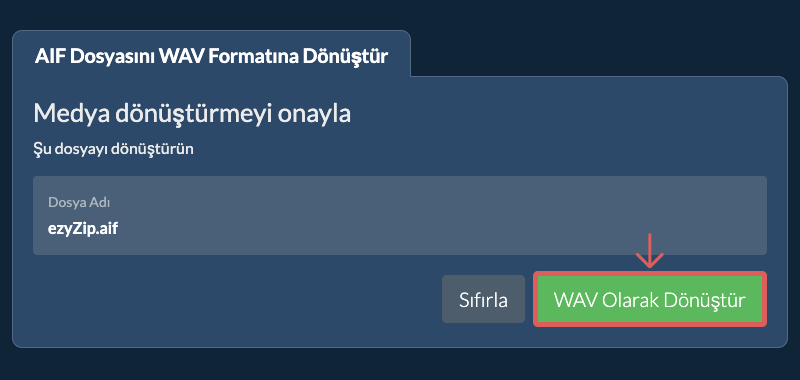 WAV Olarak Dönüştür WAV Olarak Dönüştür
