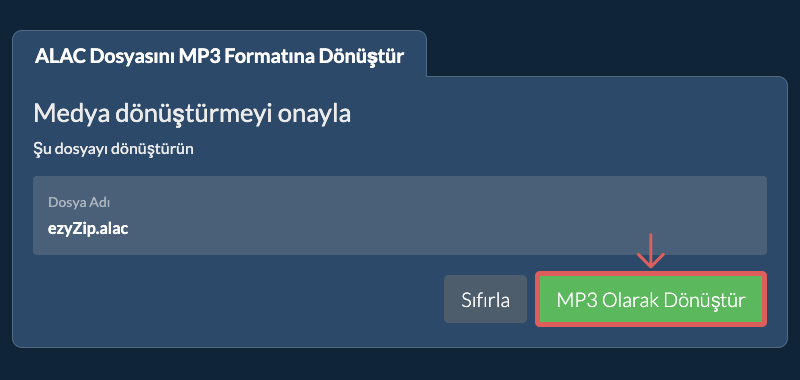 MP3 Olarak Dönüştür MP3 Olarak Dönüştür