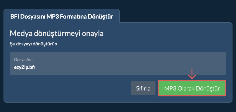MP3 Olarak Dönüştür MP3 Olarak Dönüştür