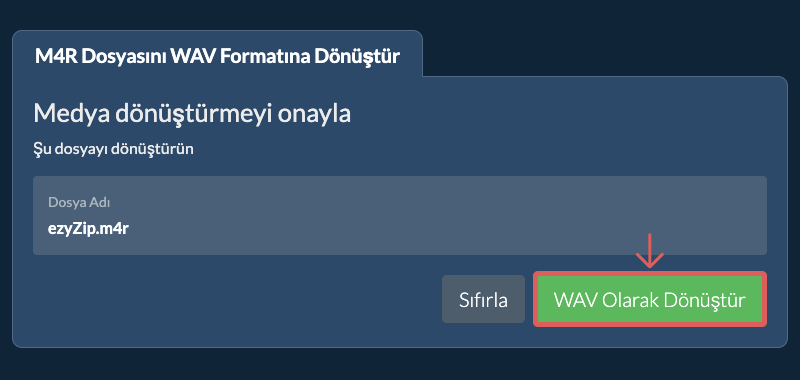 WAV Olarak Dönüştür WAV Olarak Dönüştür