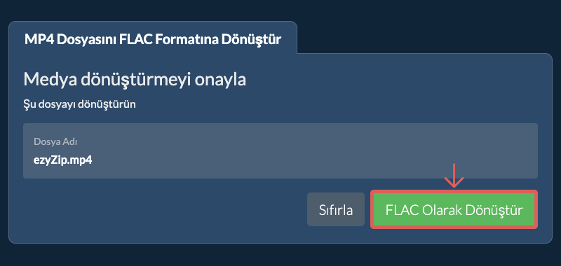FLAC Olarak Dönüştür FLAC Olarak Dönüştür