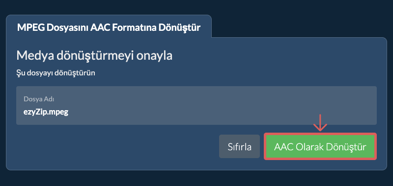 AAC Olarak Dönüştür AAC Olarak Dönüştür