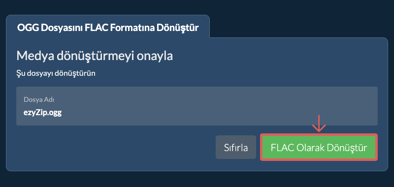 FLAC Olarak Dönüştür FLAC Olarak Dönüştür