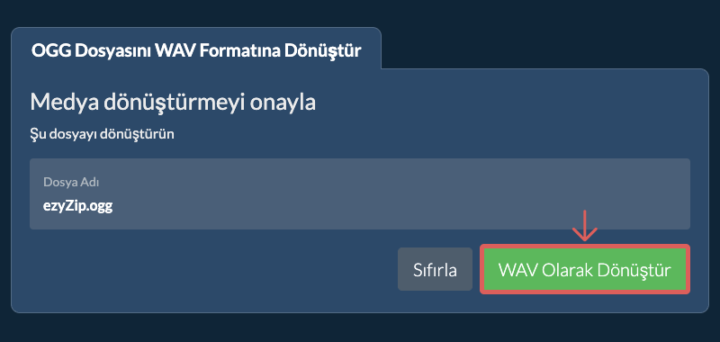 WAV Olarak Dönüştür WAV Olarak Dönüştür