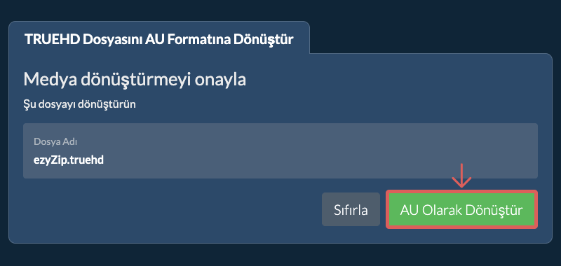 AU Olarak Dönüştür AU Olarak Dönüştür