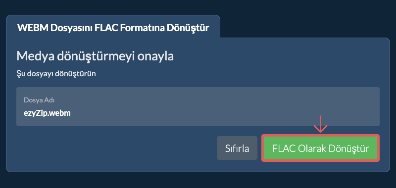 FLAC Olarak Dönüştür FLAC Olarak Dönüştür