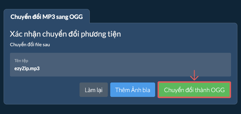 Chuyển đổi thành OGG