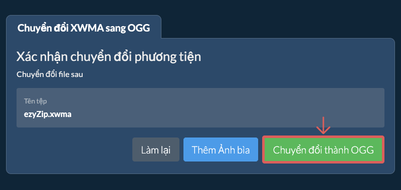 Chuyển đổi thành OGG